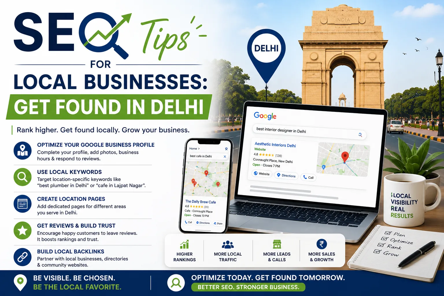 SEO Tips for Local Businesses: Get Found in Delhi